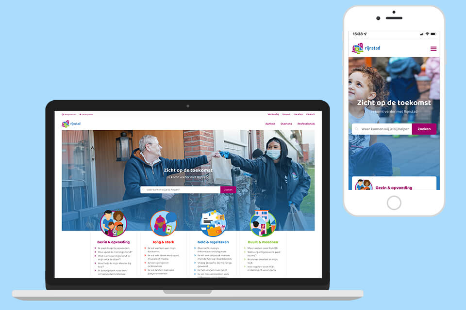 rijnstad website ontwerp
