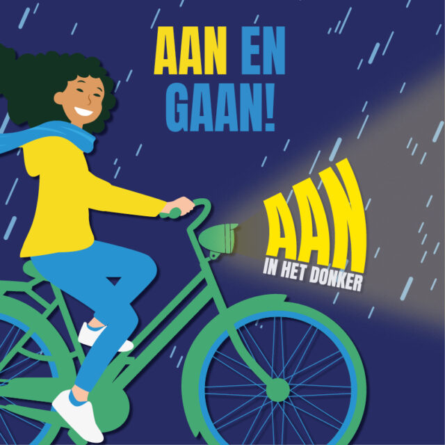 Meisje op fiets