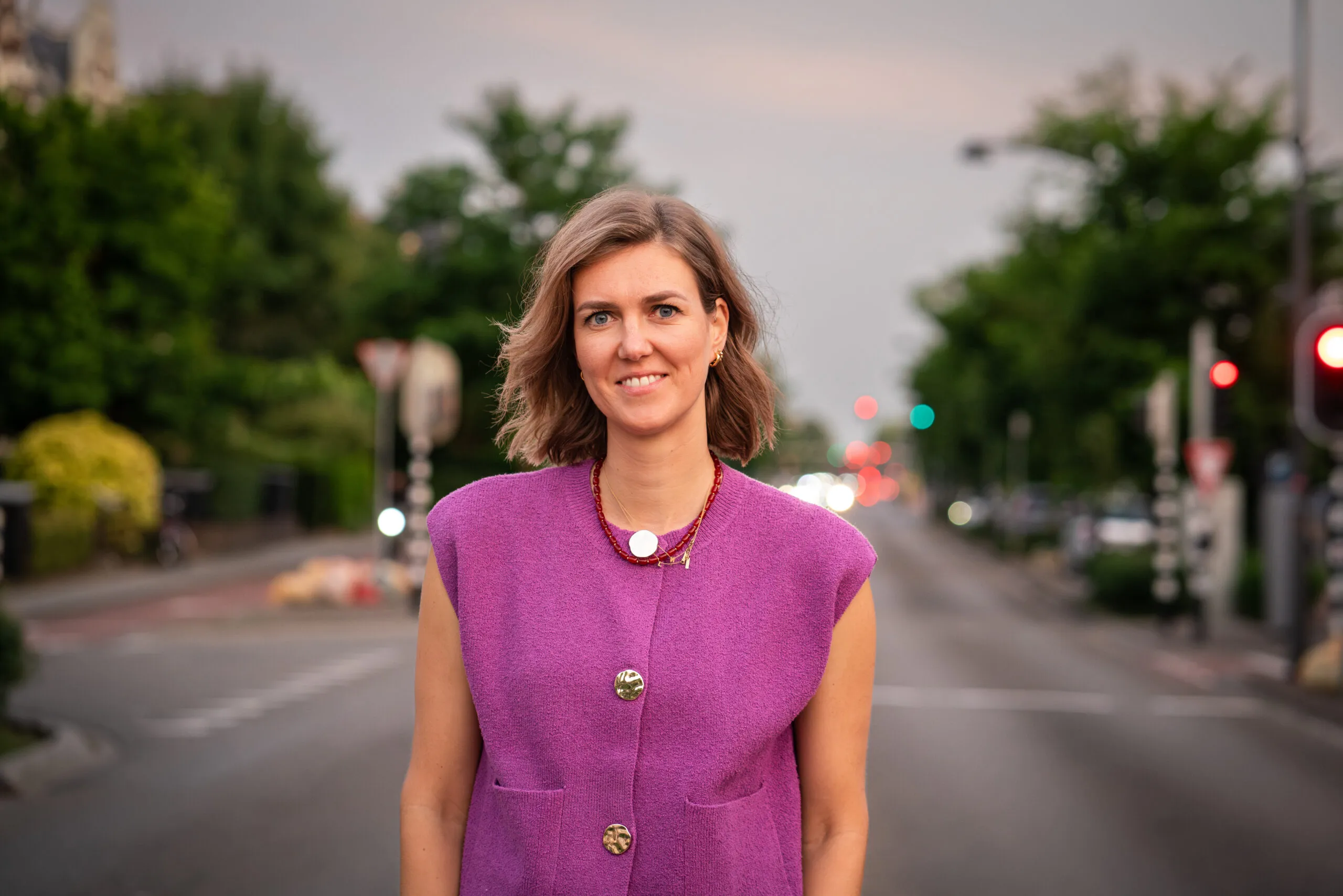 Iris staat op de Sint Annastraat.